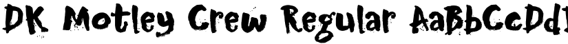DK Motley Crew font download
