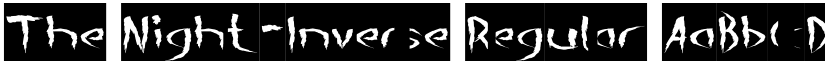 The Night-Inverse Regular font