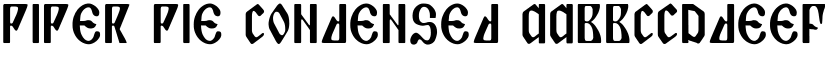 Piper Pie Condensed font