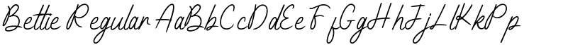 Bettie Regular font