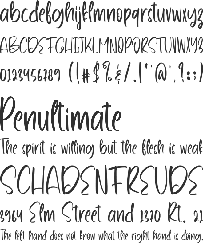 Youre Princess font preview