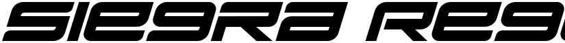 Siegra Regular font