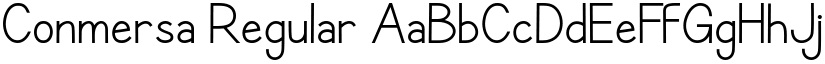 Conmersa Regular font