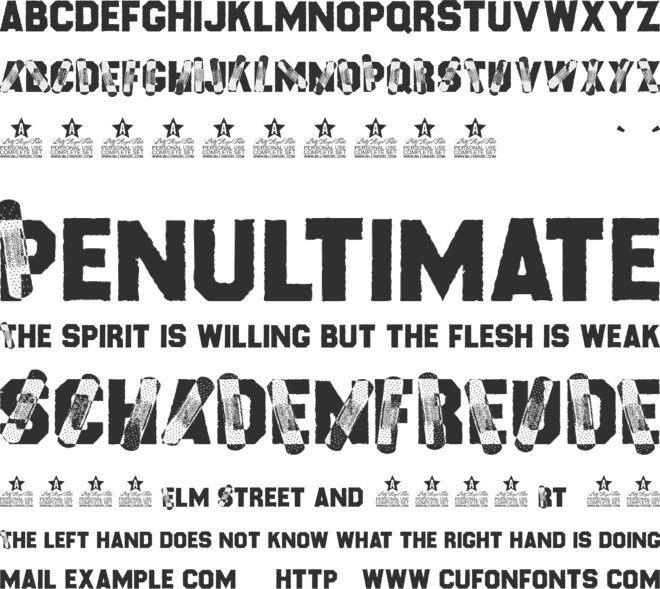 HEALTHYFIX PERSONAL USE font preview
