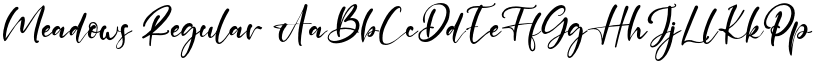 Meadows font download