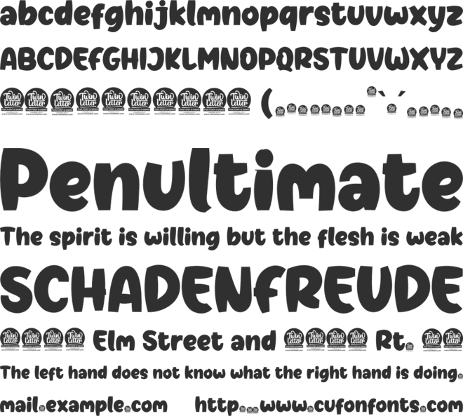 Starplayer font preview