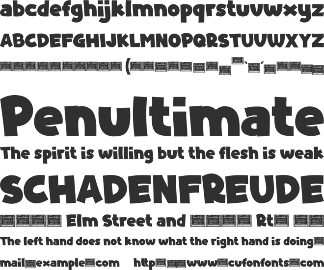 Ageer font preview