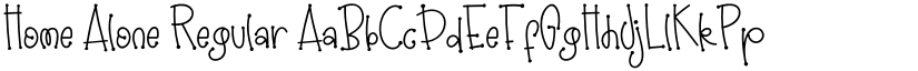 Home Alone Regular font