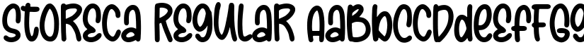 Storeca Regular font