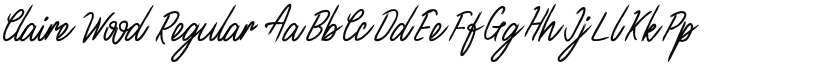Claire Wood font download