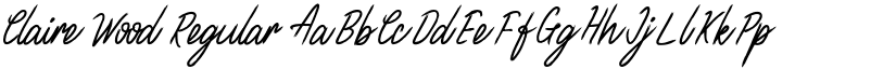 Claire Wood font download