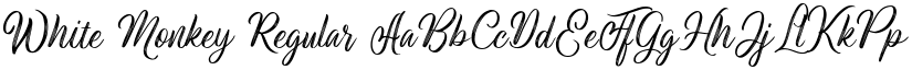 White Monkey Regular font