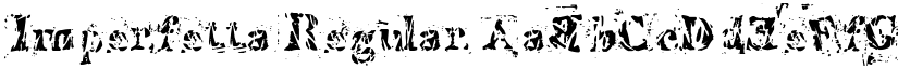 Imperfetta Regular font