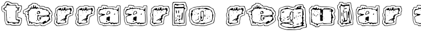 Terraario Regular font