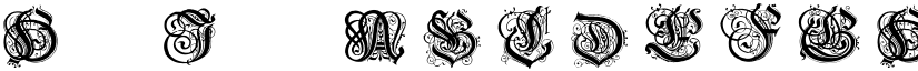 Hentzau_Initials font