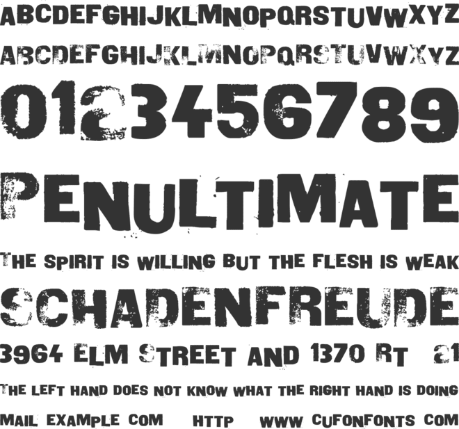 TrashToys01 font preview