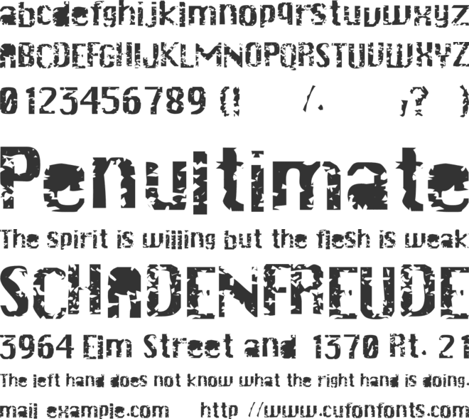 DrSchiwago font preview