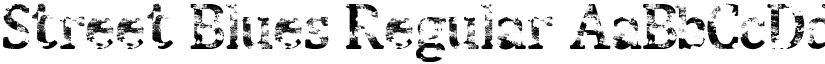 Street Blues Regular font