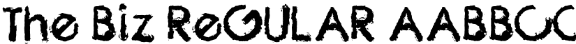 The Biz Regular font