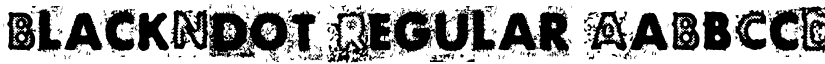 BlackNdot font download