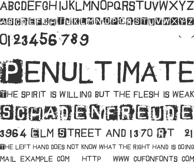 TrashToys02 font preview