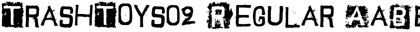 TrashToys02 font download