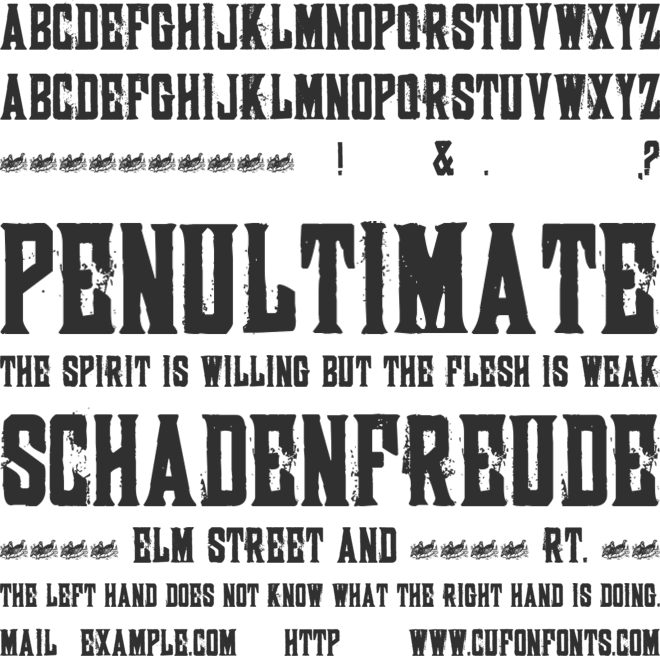 SNACKS font preview