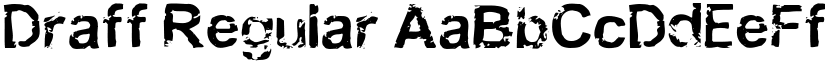 Draff Regular font
