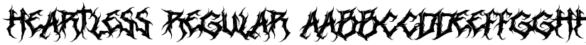 Heartless font download