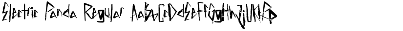 Electric Panda Regular font