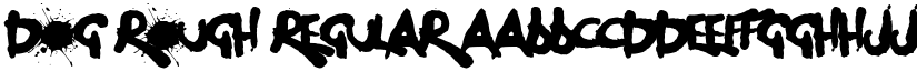 Dog Rough Regular font