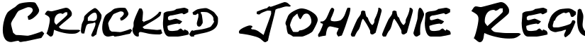 Cracked Johnnie Regular font
