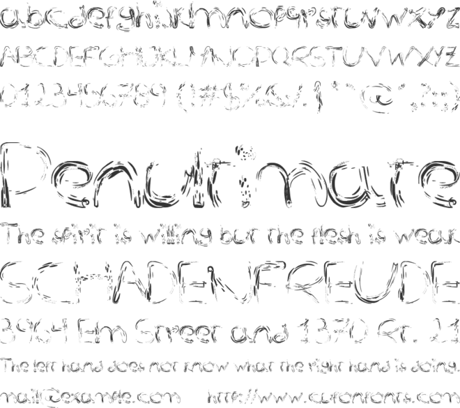 Untimately font preview