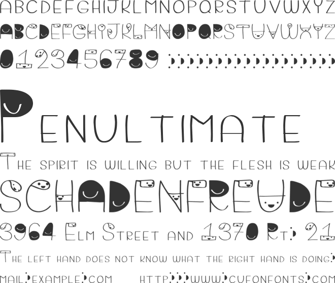 Bigattino font preview
