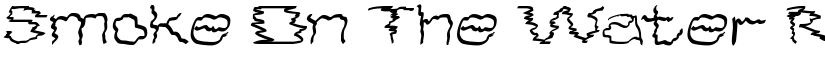 Smoke On The Water Regular font