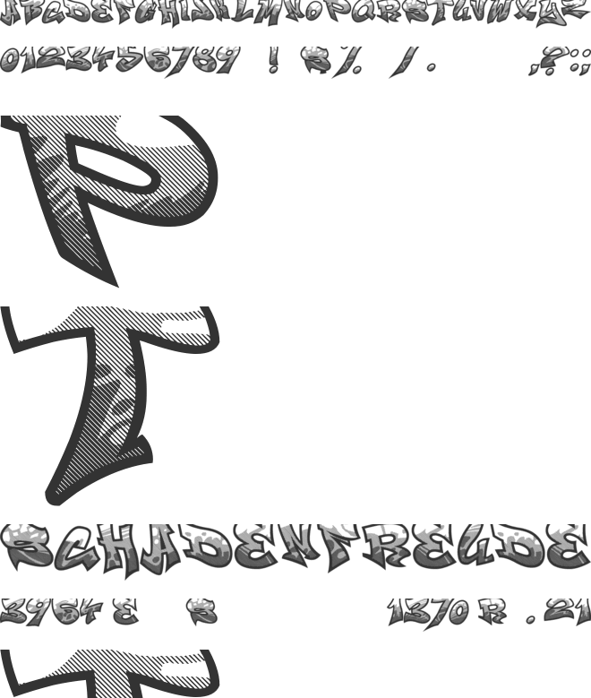 Smasher 312 Custom font preview