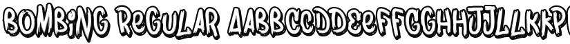 Bombing font download