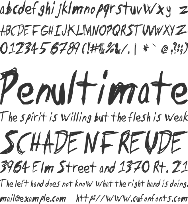 Tape Loop font preview