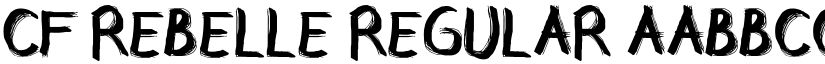 CF Rebelle Regular font