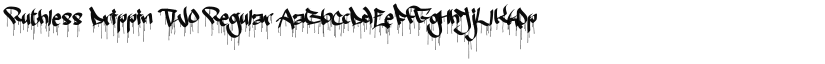 Ruthless Drippin TWO font download