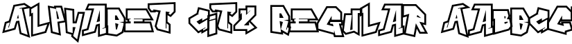 Alphabet City Regular font