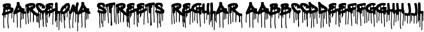 Barcelona Streets Regular font