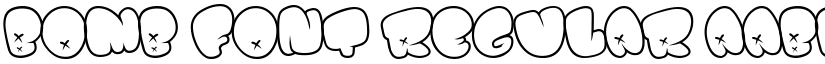 BOMB FONT Regular font