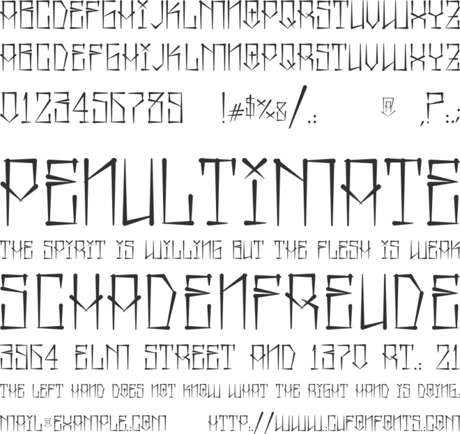 Mexican Pride font preview