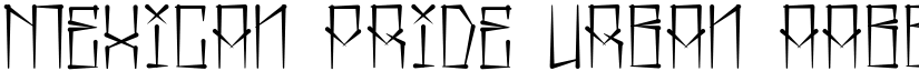 Mexican Pride Urban font