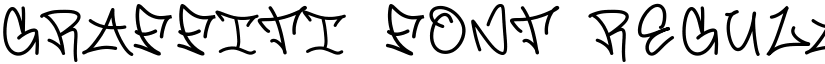 Graffiti font Regular font