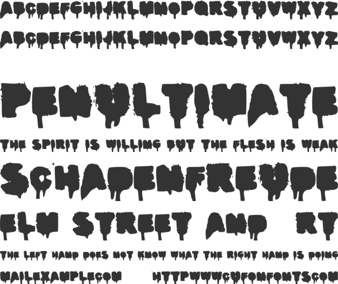 RealGraffiti font preview