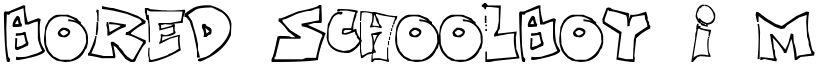 Bored Schoolboy font download