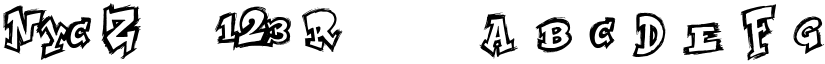 NYC Zone 123 Regular font
