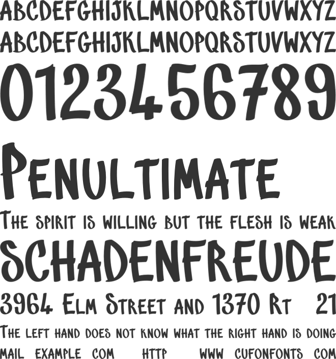 MarinsPerdus-DaFont font preview